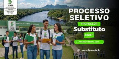 Processo Seletivo Simplificado Professor Substituto 2026/1