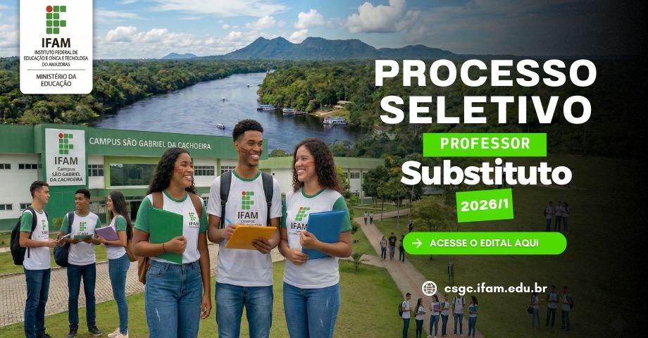 Processo Seletivo Simplificado Professor Substituto 2026/1